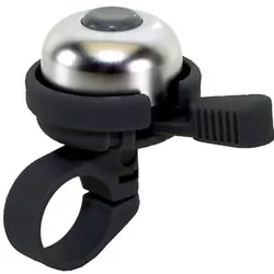 cumpără Accesoriu pentru bicicletă Messingschlager Claxon bicicleta Ding-Dong mini bicycle bell silver (420181) în Chișinău 
