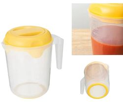 cumpără Cană gradată Бытпласт 56898 Ulcior pentru blender Phibo 2l, cu capac, galben în Chișinău 