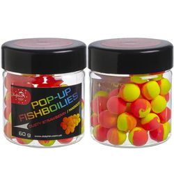 Плавающие бойлы DOLPHIN POP-UP   Dusty Strawberry-Maggot