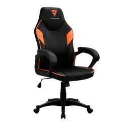 Gaming Chair ThunderX3 EC1  Black/Orange, User max load up to 150kg / height 165-180cm