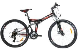 купить Велосипед Crosser DreamFolding 26*16.5 Black/Red 26-2042-21-16,5 nr68/29 в Кишинёве 
