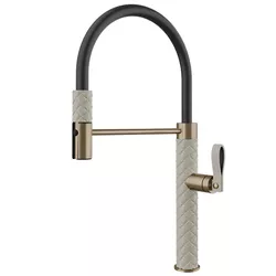 cumpără Bateria bucătărie Gessi 60922-432 Crème/Finox Br Nickel în Chișinău 