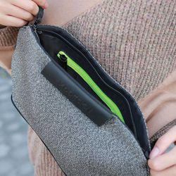 Sling Bag XD-Design Bumbag, anti-theft, P730.062 for Bags & Travel, Gray