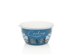 Контейнер эмалированный Blue 16cm, 1.7l, крышка пластик