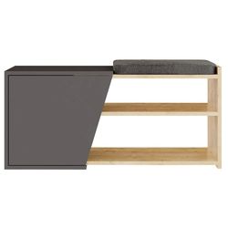 cumpără Raft pentru încălțăminte Hanah Home Fiona Oak Anthracite în Chișinău 