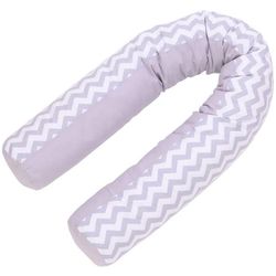 купить Подушка для мам Veres 302.01.2 Comform Long zig-zag grey 170*52 в Кишинёве 