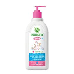 Solutie pentru spalarea veselei copiilor biodegradabila Synergetic 500 ml