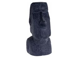 Статуя "Фигура Моаи" 40X20cm, керамика, черный