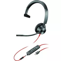 купить Наушники игровые Poly Blackwire 3315-M Mono USB-С (76J15AA) в Кишинёве 