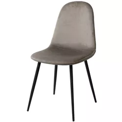 купить Стул Deco C-710 Catifea + Black Legs Grey в Кишинёве 