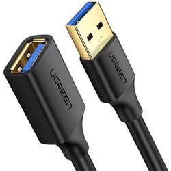 купить Кабель для IT Ugreen 30127 USB 3.0 Extension Male Cable 3m | US129, Black в Кишинёве 