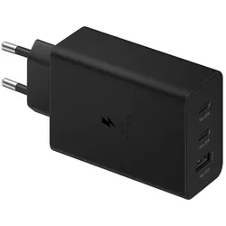 cumpără Încărcător cu fir Samsung EP-T6530 65W Power Adapter Trio (w/o cable) Black în Chișinău 