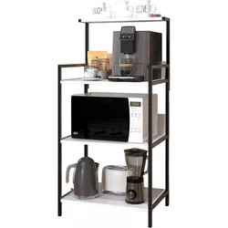 cumpără Etajeră Bofigo Bucatarie, 3 nivele, 63x47x129 cm, Alb (28-01-01) în Chișinău 