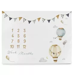 cumpără Covoraș de joacă Ceba Baby W-309-000-734 Covoras Milestone Mat Basic Balloons, 92x72cm în Chișinău 