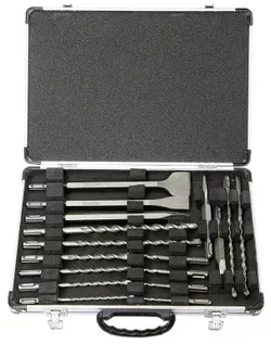 купить Набор головок, бит, насадок Makita D-42444 Set 17 dalti/burghie valiza alum. 250mm в Кишинёве 