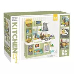 купить Игрушечная кухня и посуда New World 8788B Set de bucatarie multifunctional, 64 elemente, cod 922037 в Кишинёве 