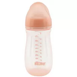 cumpără Cană cu pai Nuby NV03007 Бутылочка Softy Flex 270 мл. (0 м+) în Chișinău 