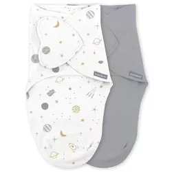 cumpără Accesoriu pentru înfășat Ity by Ingenuity 17381-071 Set 2 sisteme de infasare Swaddle Me Born Free, colectia Monogram (0-3 luni) în Chișinău 