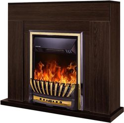 купить Камин электрический ArtFlame Agnes & Meridian, 850x950x300 mm, Wenge в Кишинёве 