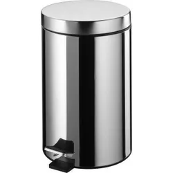 купить Урна для мусора Bisk 00060 cu pedala 20L inox, crom, BISK в Кишинёве 