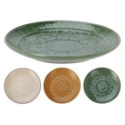 купить Тарелка Promstore 55056 Farfurie de desert 21cm Embossed Leaves, ceramica в Кишинёве 