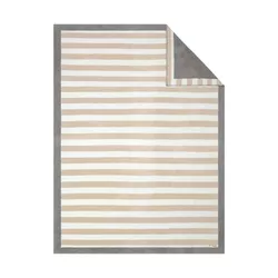 купить Плед s.Oliver 2656/380 Jacquar Decke 150х200 Beige/grey в Кишинёве 