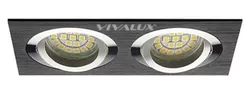 купить Освещение для помещений Vivalux 75016 Spot STYLE, MR16, 2xGU5.3, negru (VIV003883) в Кишинёве 