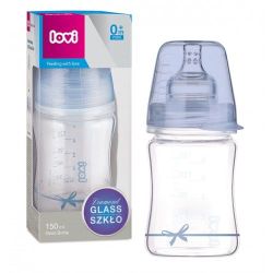 Бутылочка стеклянная Canpol 74/104, Baby Shower, boy, 150 мл