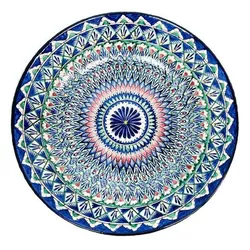 cumpără Farfurie Rishtan Ceramic Lyagan Mehrob 30cm, pictata manual, ceramica în Chișinău 