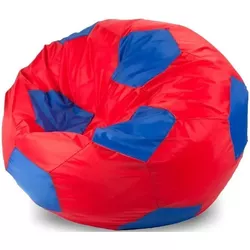cumpără Fotoliu BeanBag BeanBag BM6074, Scaun cu bilă Oxford 300D, L, roșu cu albastru în Chișinău 