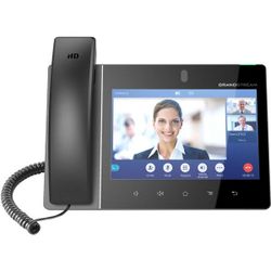 Grandstream GXV3480 Video, 16 SIP, 16 Lines, Android, 8" IPS Touch Screen, PoE, Wi-Fi 6, Black