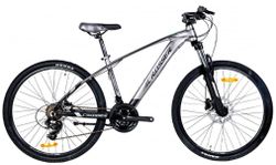 купить Велосипед Crosser X880 26" 15.5 21S Shimano+Logan Hidraulic Grey/Black в Кишинёве 