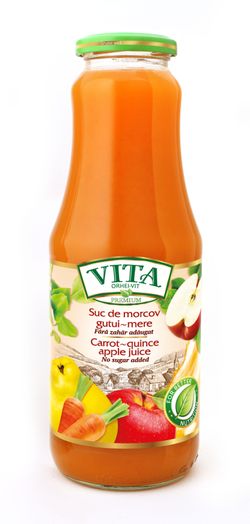 VITA Premium morcov-gutui-mere 1 L