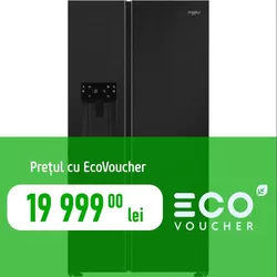 cumpără Frigider SideBySide Whirlpool WHG26574WXK5E în Chișinău 