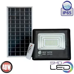 купить Прожектор Horoz TIGER-40W, 6400K, cu panou solar (0PRJ-068-012-0040-011) в Кишинёве 