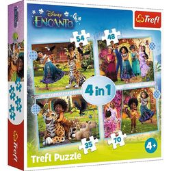 cumpără Puzzle Trefl 34615 Puzzles 4in1 Disney Encanto în Chișinău 