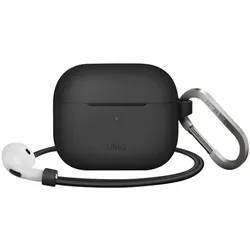 купить Чехол для наушников UNIQ Silicon Charcoal for AirPods 3rd Gen, Dark Grey в Кишинёве 