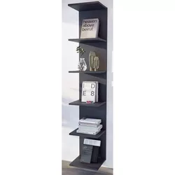 купить Офисный стеллаж Bofigo Книжный шкаф, 34,6x31,5x180 см, Антрацит (15-07-08) в Кишинёве 
