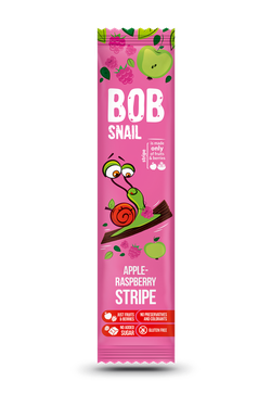 Dulciuri naturale de mere și zmeură Bob Snail, 14g