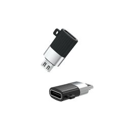 Adapter XO Type-C to Micro-USB, NB149C, Black