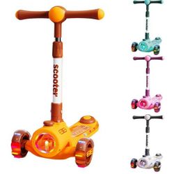 купить Самокат miscellaneous BW2023 Scooter pliabil cu 3 roți, lumini și muzică (4 culori) в Кишинёве 
