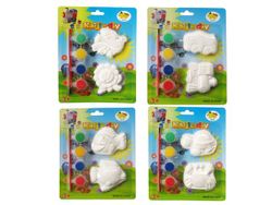 Set creativ (figurine ceramica 2buc+vopsea)