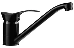 купить Смеситель кухонный Sandy 49184 Nobilis cu pipa Clasic, lunga, negru ma в Кишинёве 