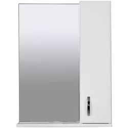 купить Зеркало для ванной Bayro Bris 550x750 правое белое в Кишинёве 