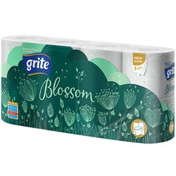 GRITE - Hirtie iginica 3str BLOSSOM 8 role, 18,75m