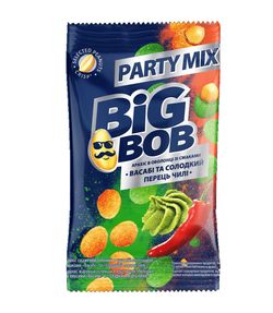 Арахис в оболочке Big Bob со вкусами васаби и сладкого перца чили (90г)