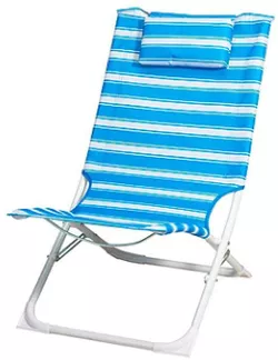 cumpără Mobilier pentru grădină Promstore 57407 Scaun-sezlong pliabil 72x42x77cm, cu perna (în asort.) în Chișinău 