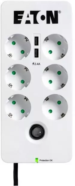 cumpără Filtru electric EATON Protection Box 6 USB DIN (PB6UD) în Chișinău 