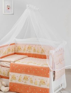 Постельный комплект Comfort New С-118 Игрушки, терракотовый, код 42095