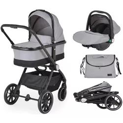 cumpără Сărucior pentru copii Moni Christiano Grey, 3in1 în Chișinău 